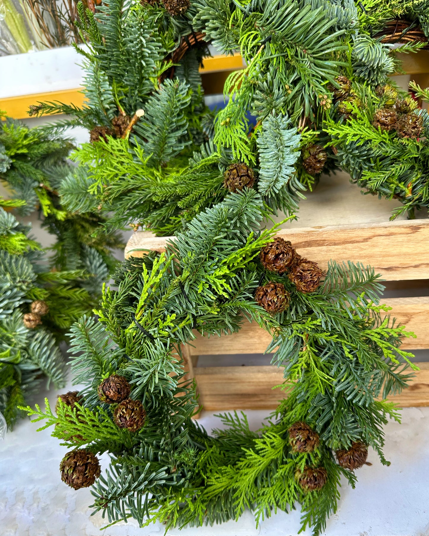 手工松枝聖誕環 Forest Whisper