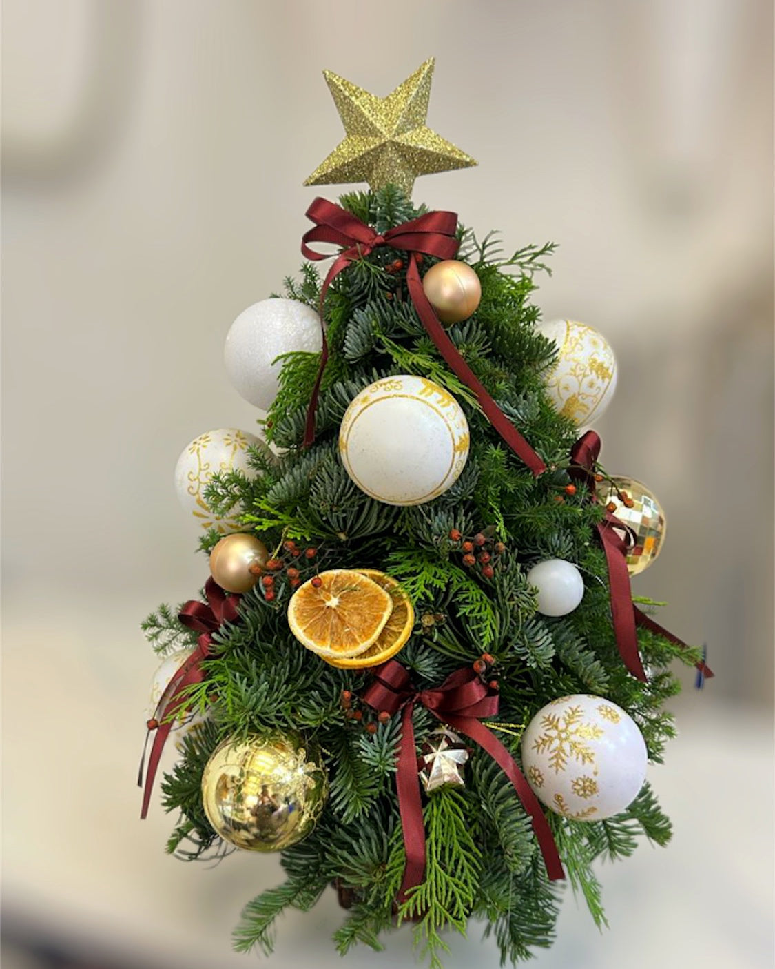 手工松枝聖誕樹 Starry Blessing (約40cm)