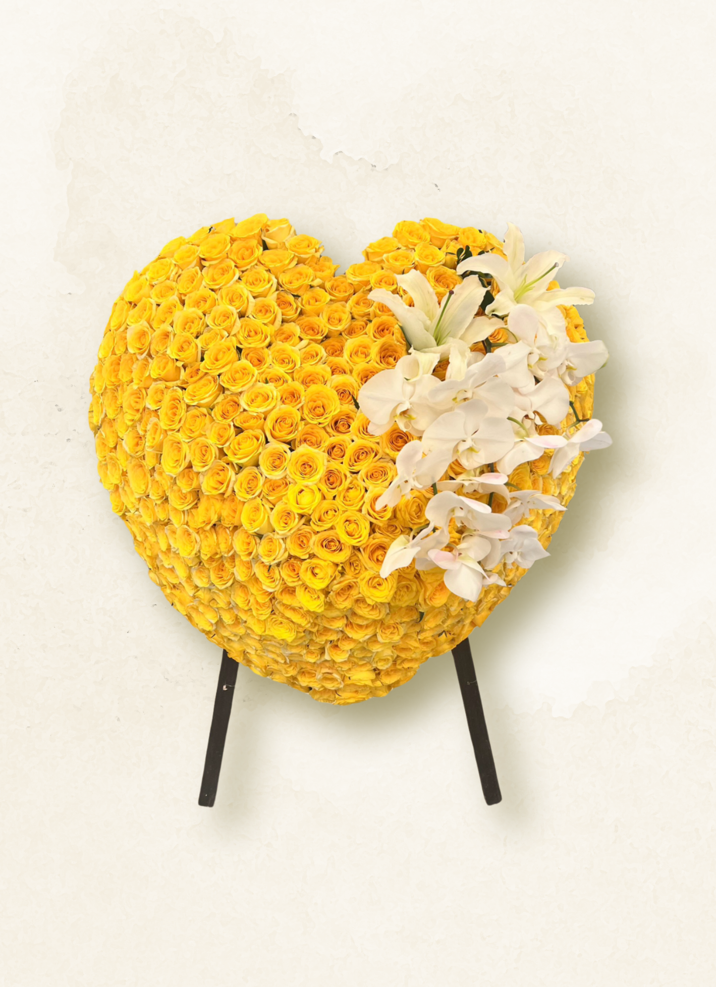 帛事心形花牌 005