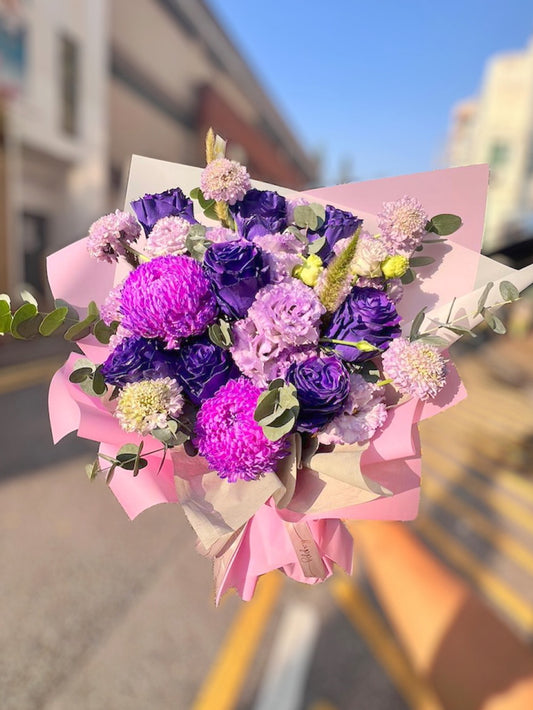 進口玫瑰花束 011