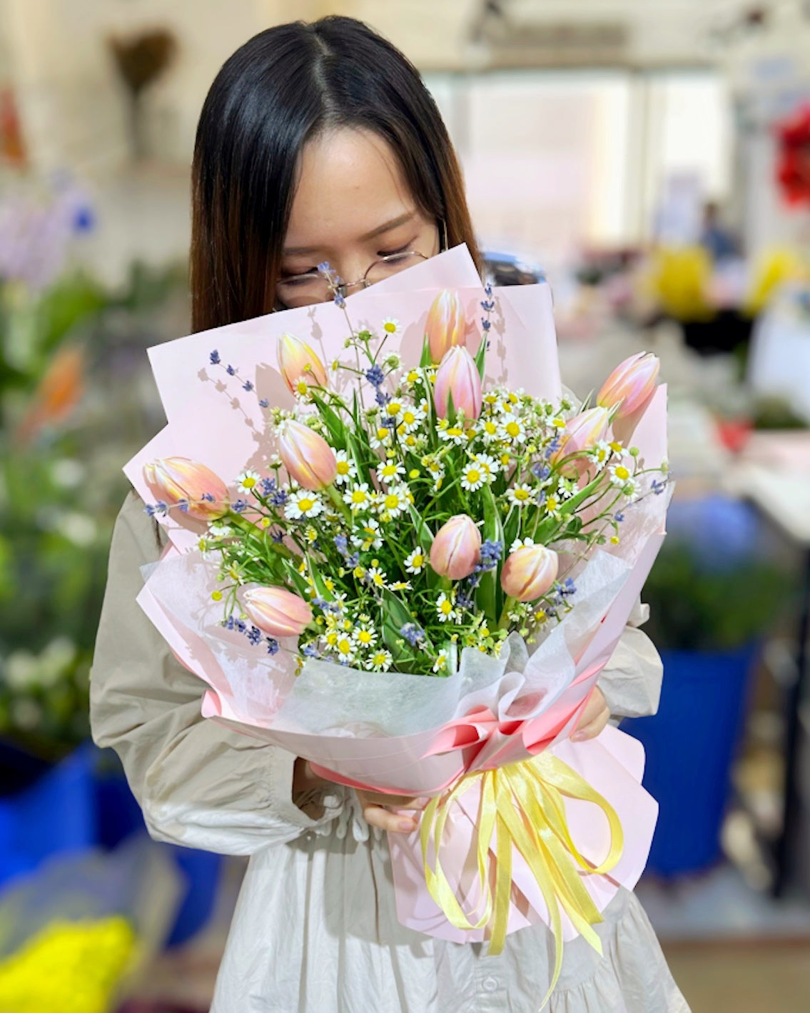 鬱金香花束 001