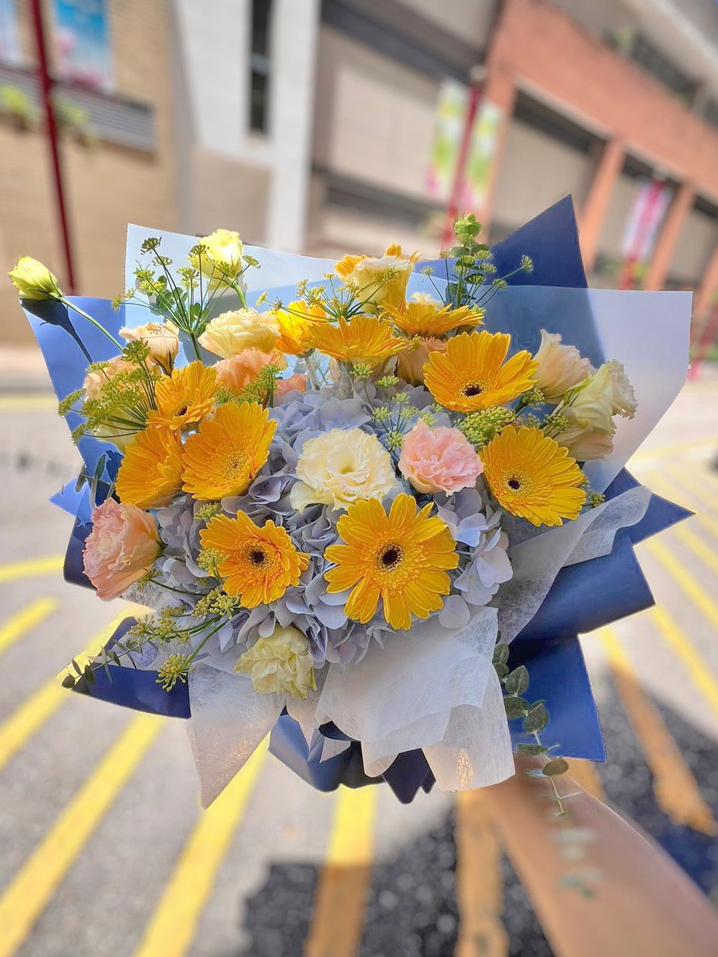 太陽花花束 001