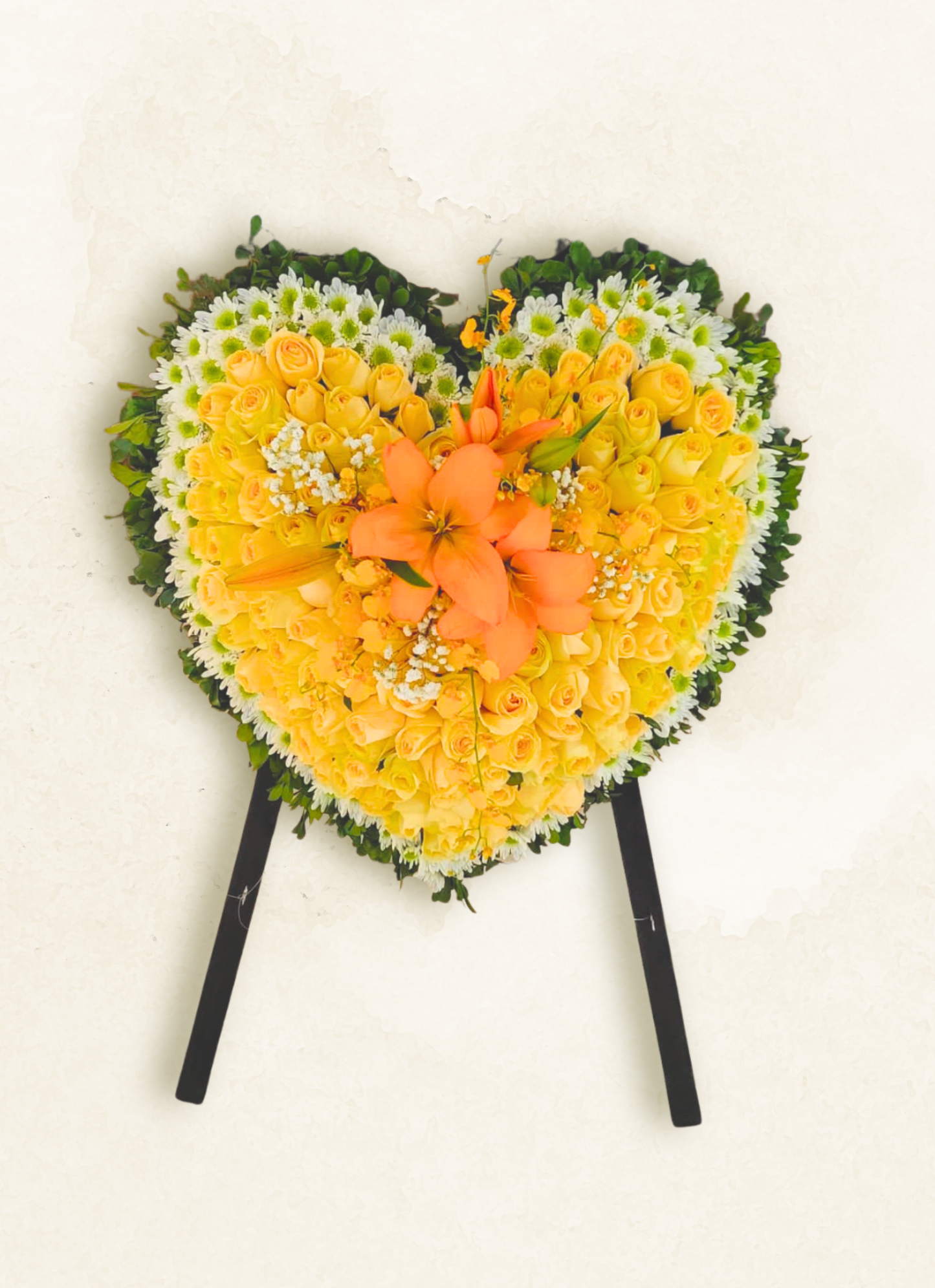 帛事心形花牌 006