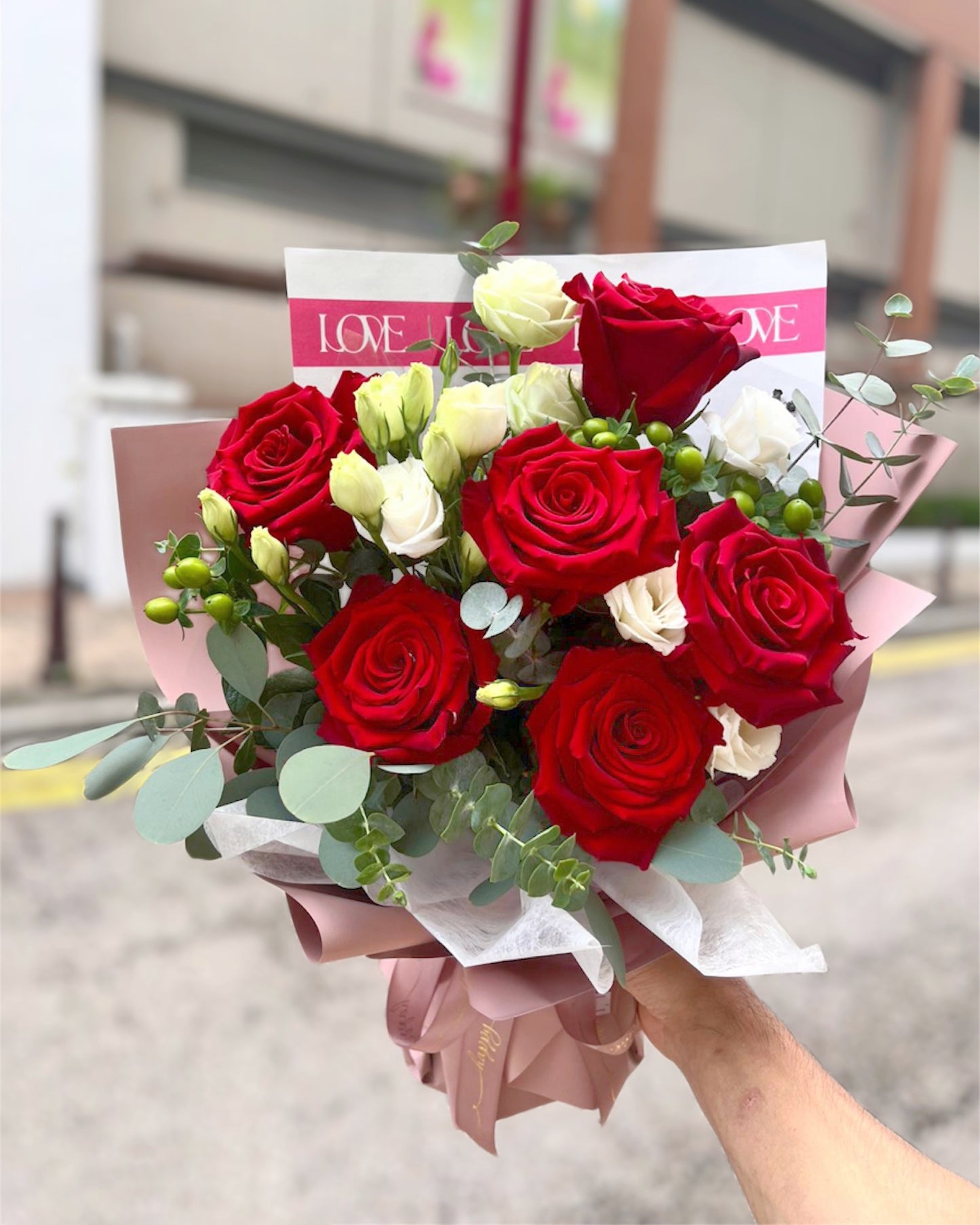 進口玫瑰花束 004