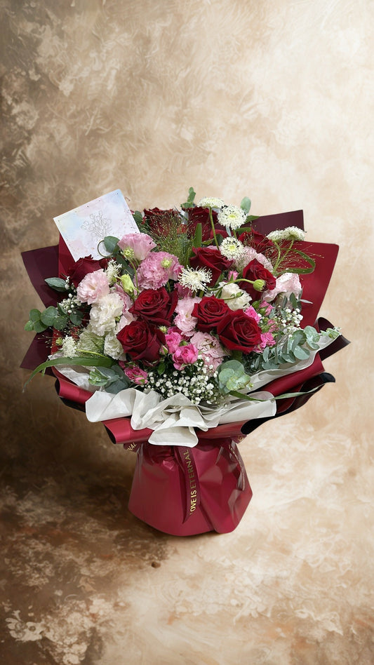 進口玫瑰花束 007