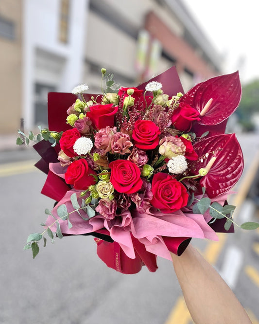 進口玫瑰花束 005